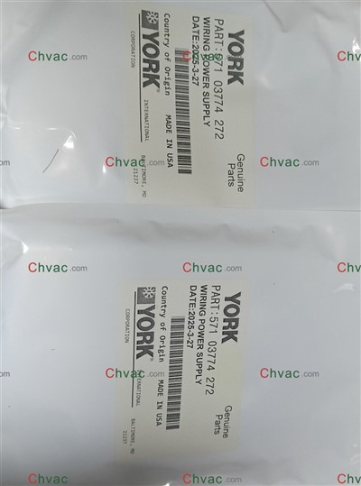 York 571-03774-272 CÂBLAGE ALIMENTATION YD