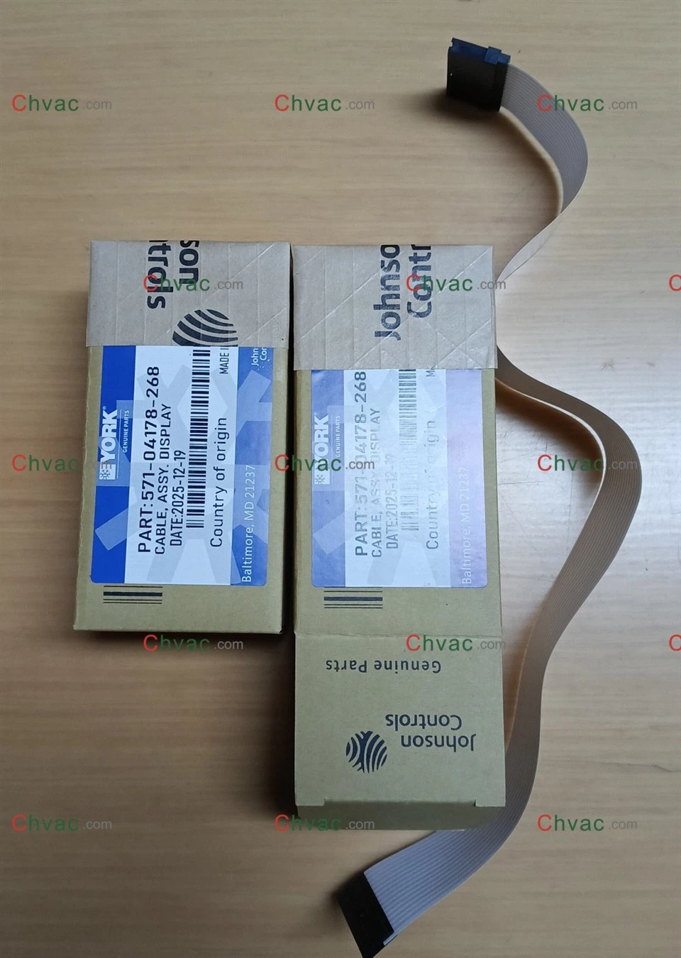 YORK 571-04178-268 AFFICHAGE D'ASSEMBLAGE DE CÂBLES